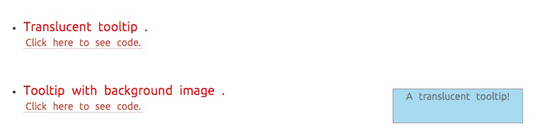 Animated JavaScript Tooltip
