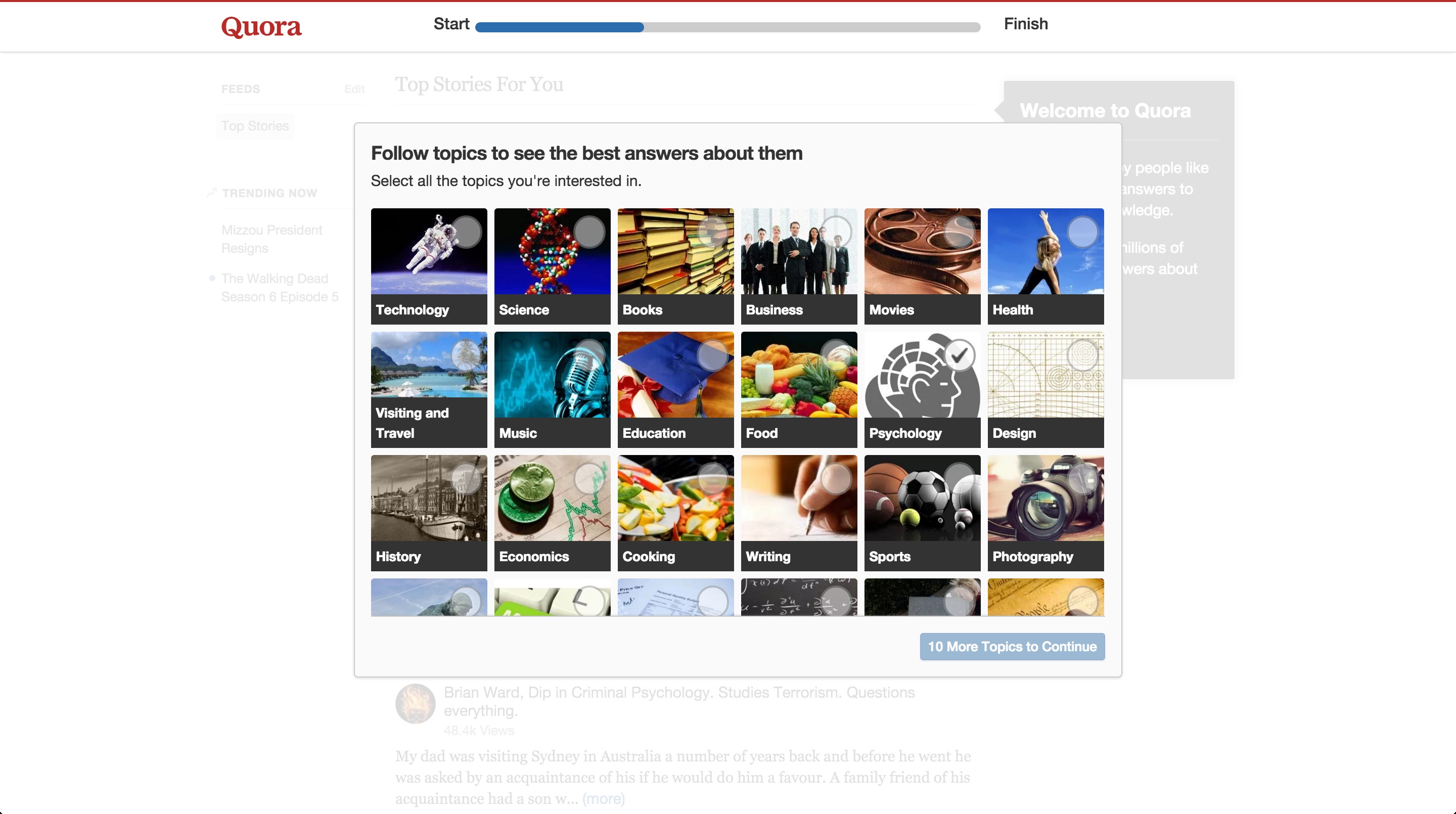 user onboarding step 3