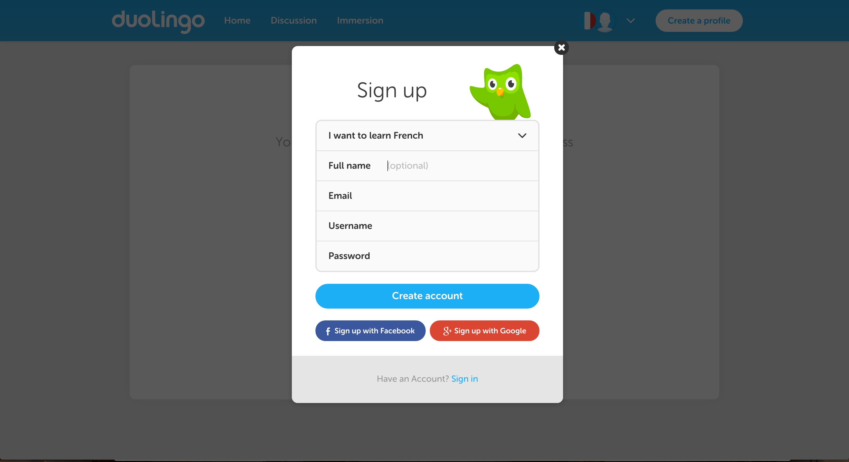 duolingo user onboarding step 16