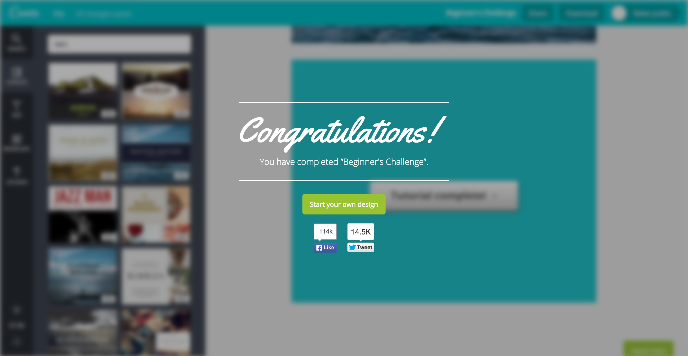 canva user onboarding step 15