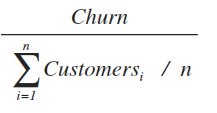 An adjusted churn equation