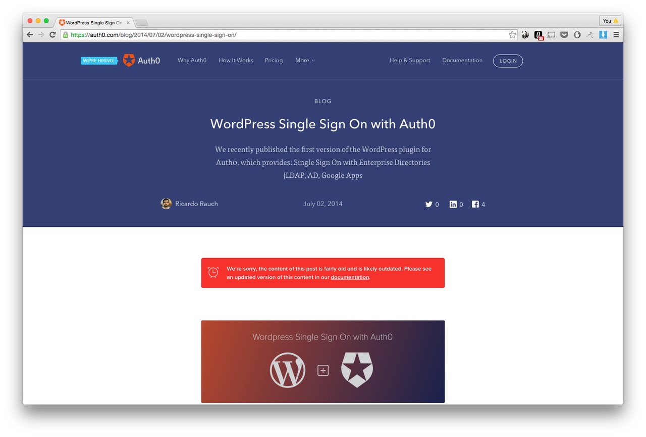Auto0 wordpress feature page