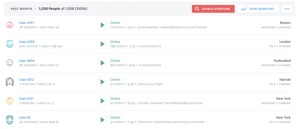 FullStory-user-flow