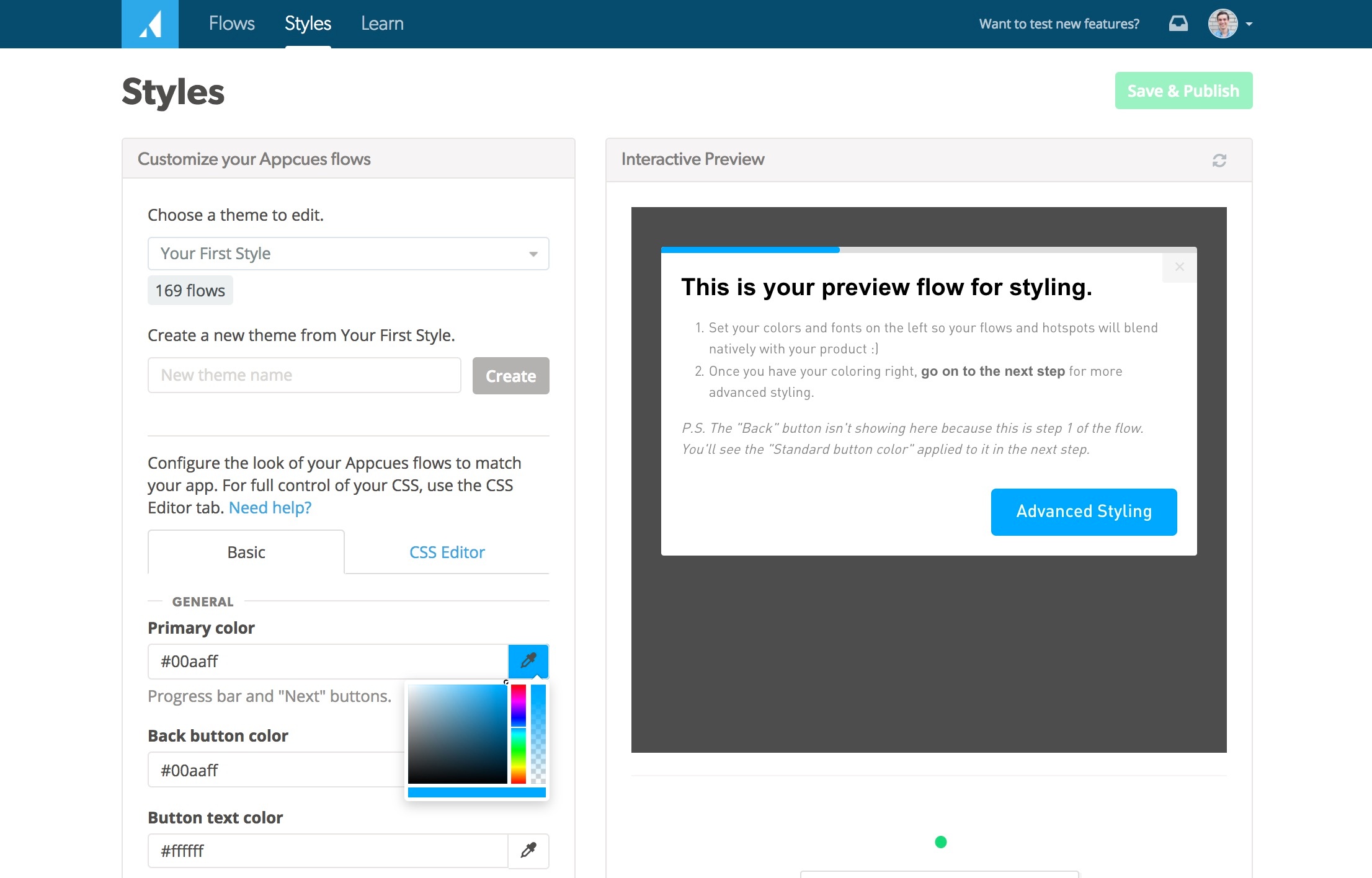 bynder branding with wysiwyg styling editor