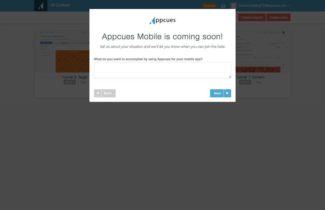 mobile survey step 3