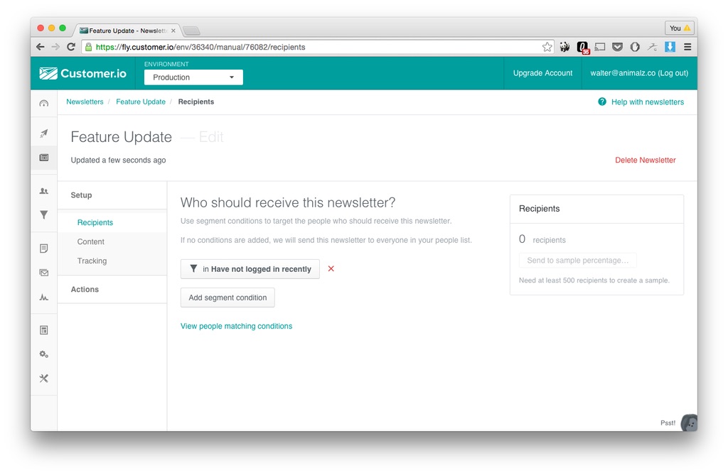 Customer.io incorporate app data