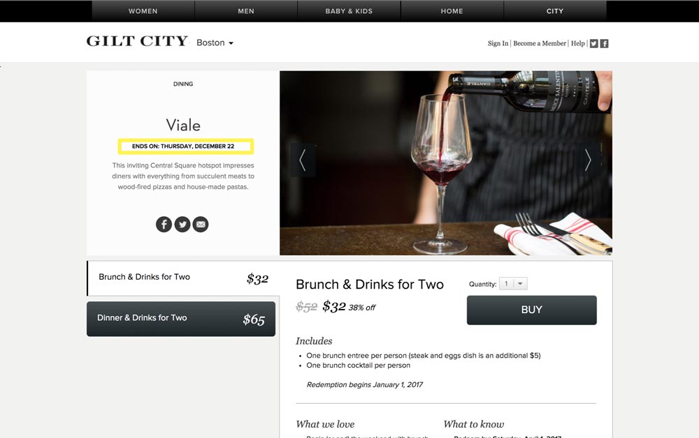 gilt city scarcity growth deadline