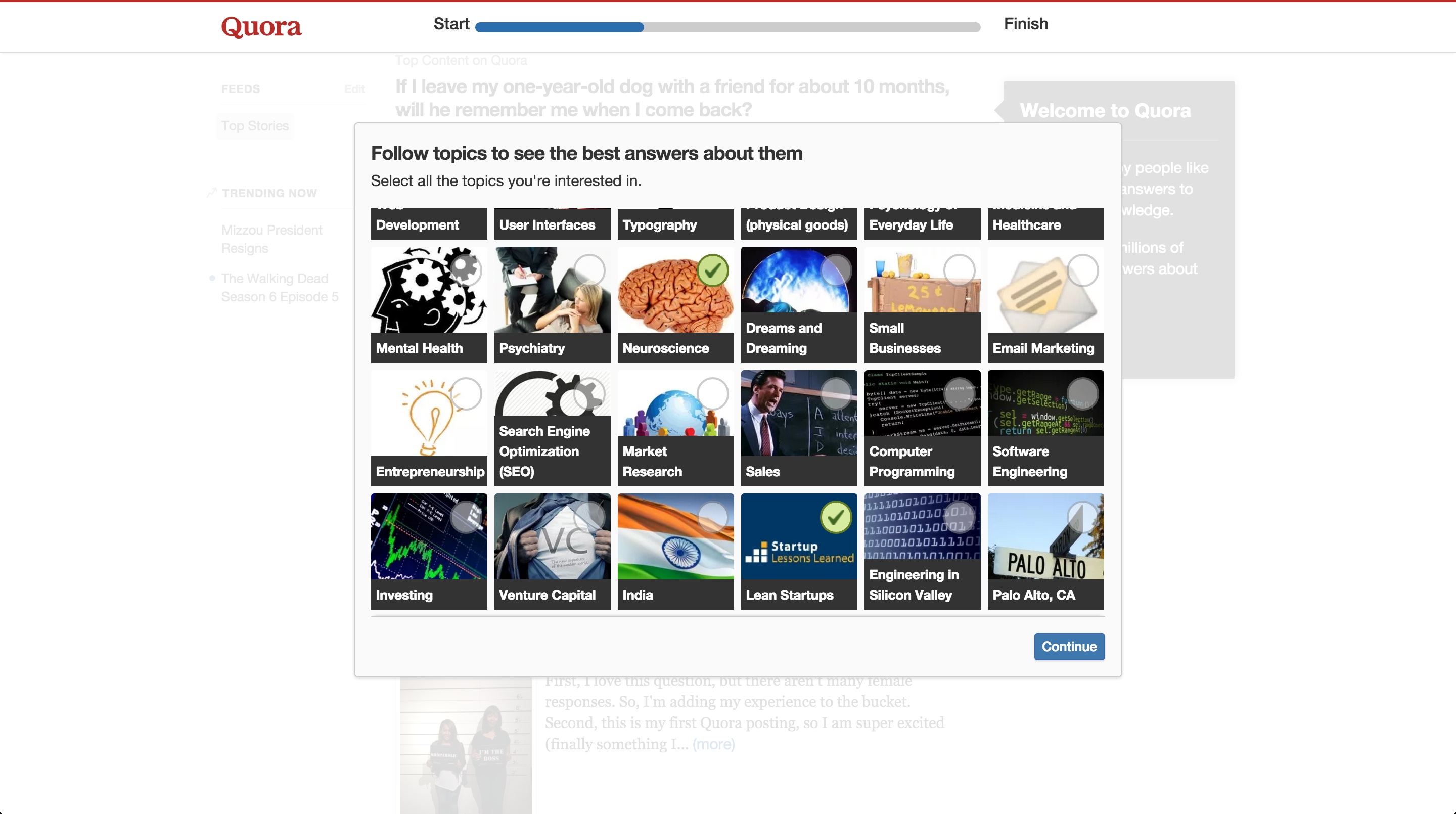 user onboarding step 6
