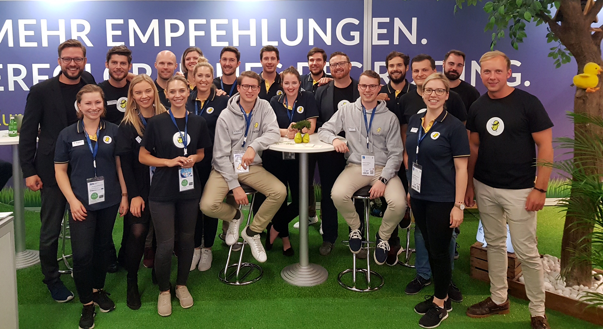 An image of the Firstbird product team