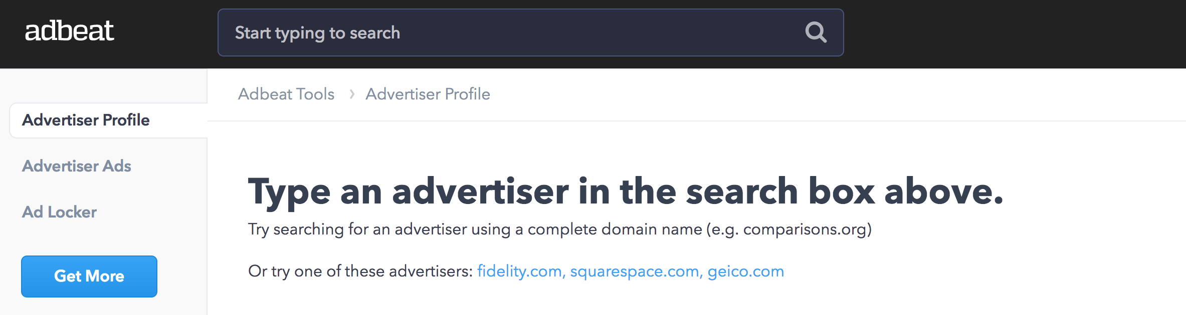 adbeat offers suggestions. UX suggestion example. Simple text based UX. Good user experience demonstrates value.