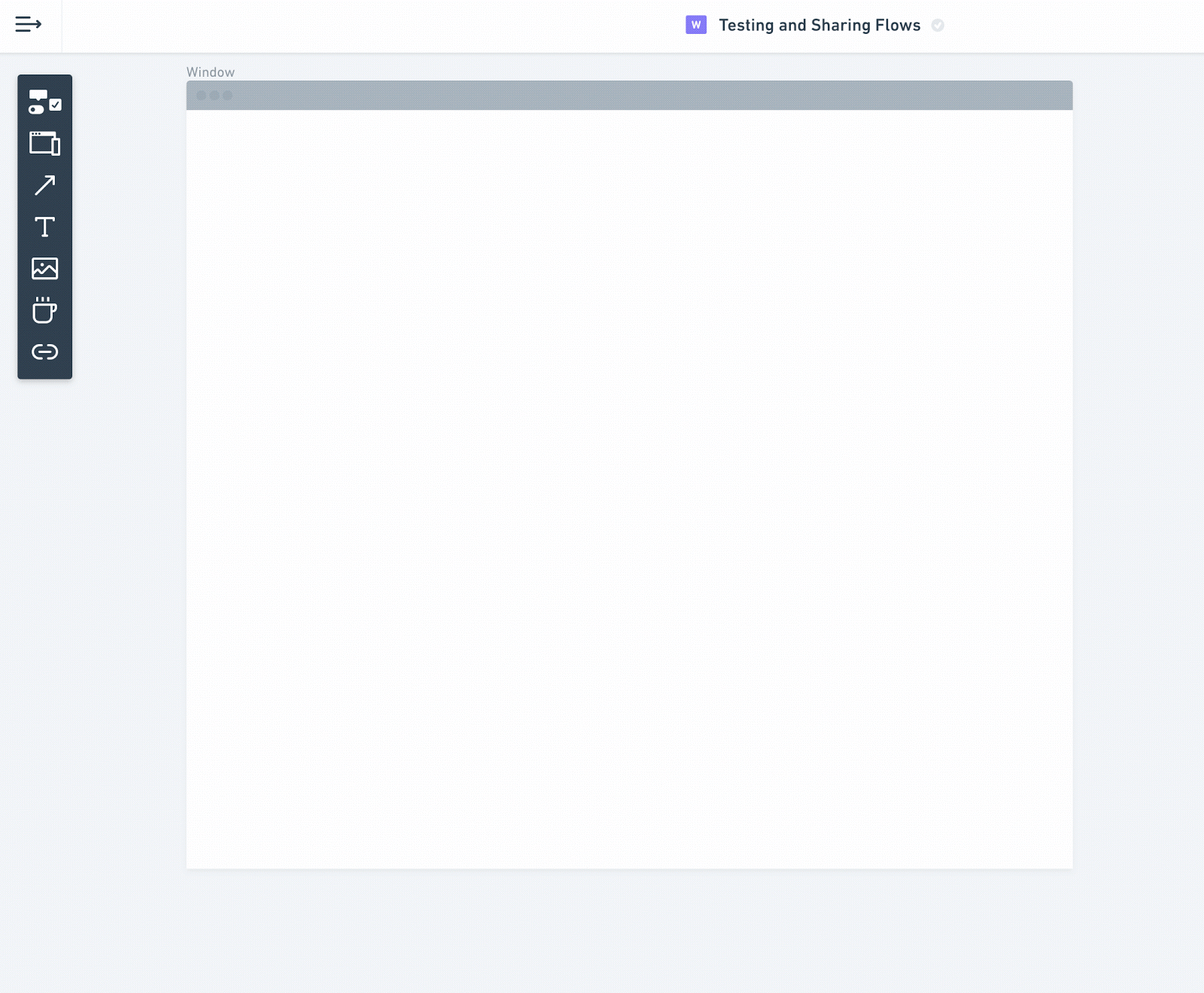this is a gif image of a designer using whimsical design tool's wireframing tool to create simple screens with drag and drop elements