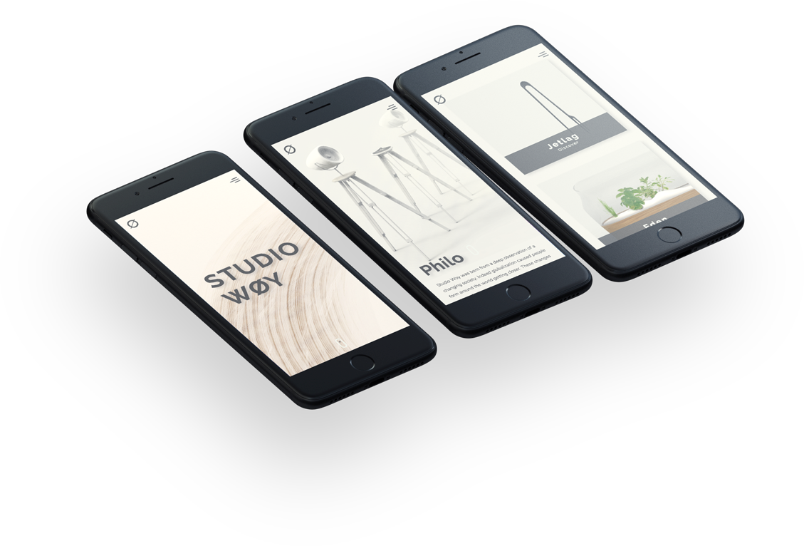 Website Design Studiowoy Mobile