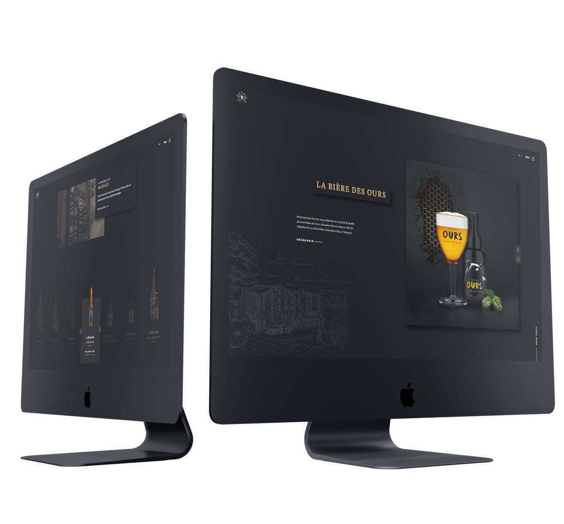 Website Design Brasserie La Binchoise