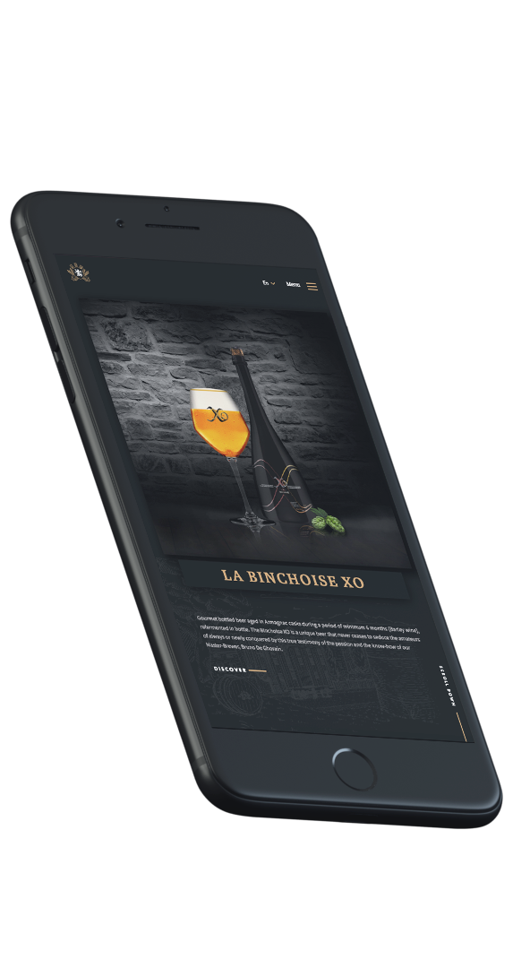 Website Design Brasserie La Binchoise