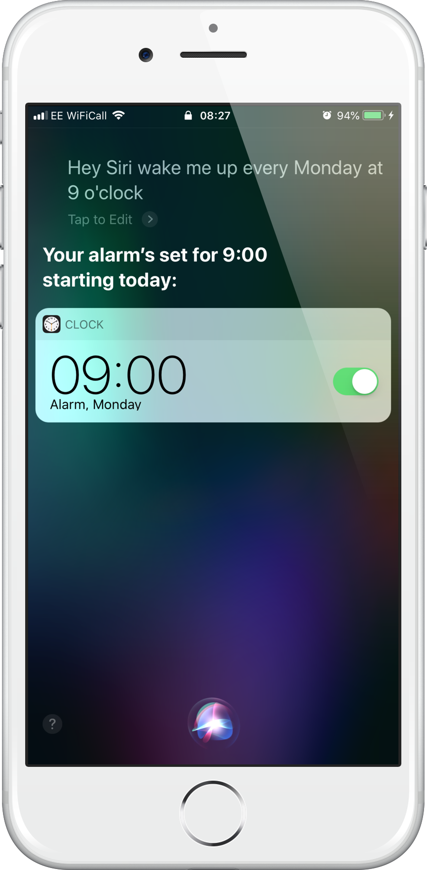Alarm Every Monday