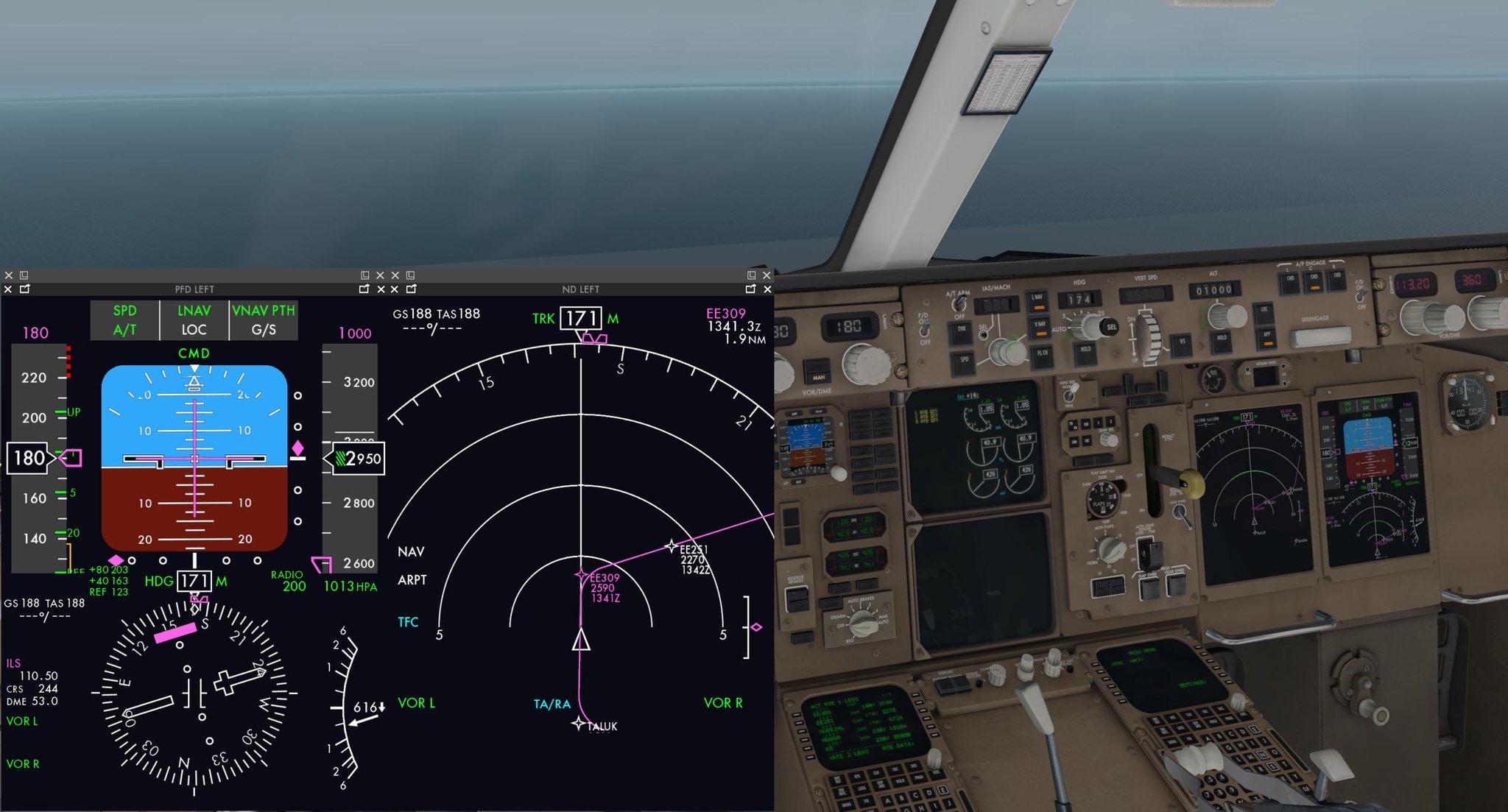 Flight Factor Previews Flat Panel Display System in Action