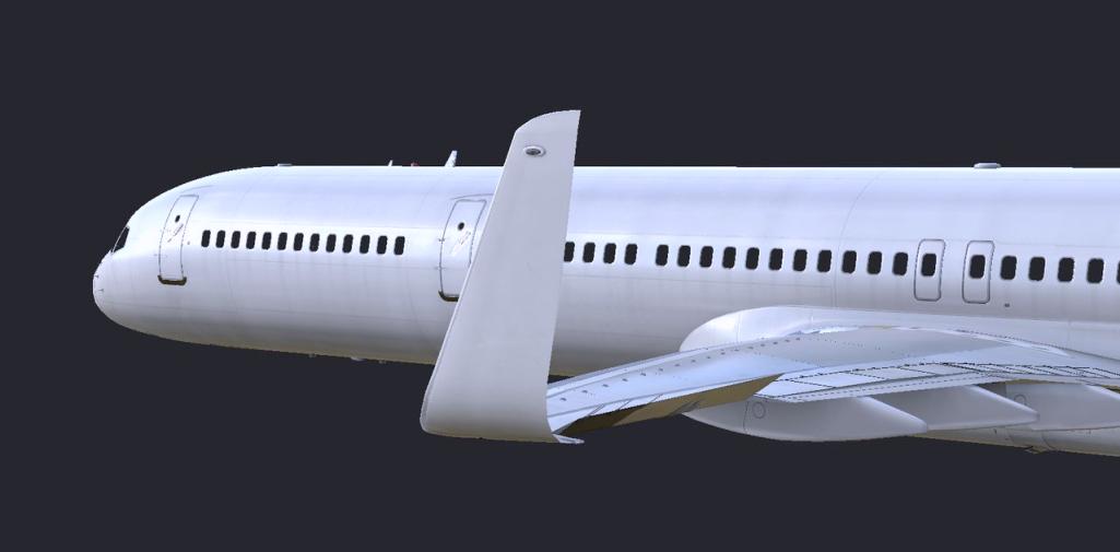 Flight Factor Improving Exterior of Boeing 757