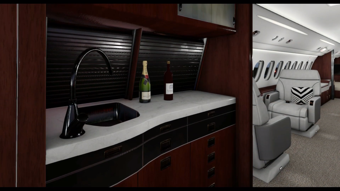 Aerobask Unveils Dassault Falcon 8X Video Teaser