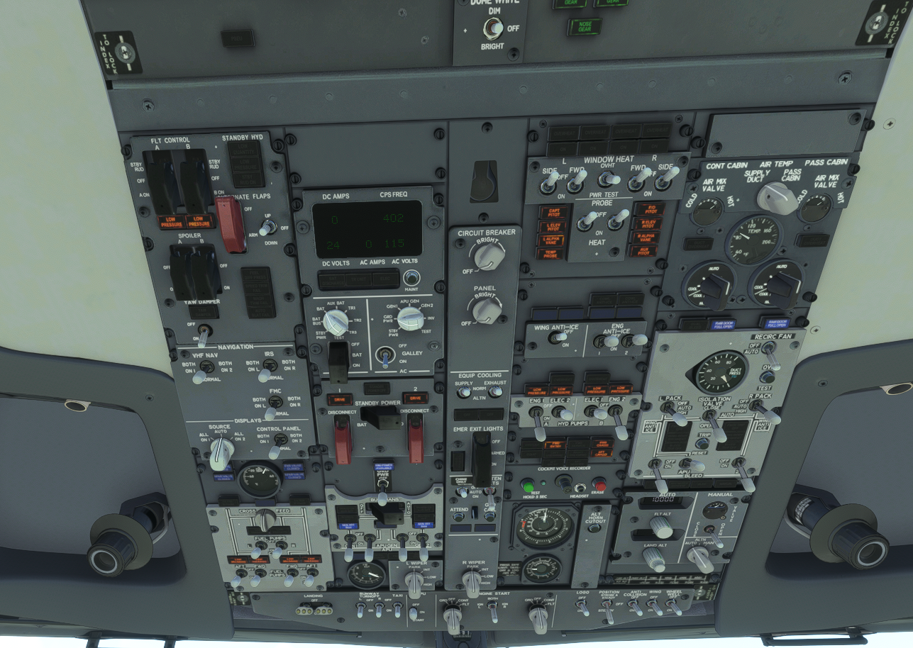 Une image contenant intérieur, cockpit, panneau de configurationDescription générée automatiquement