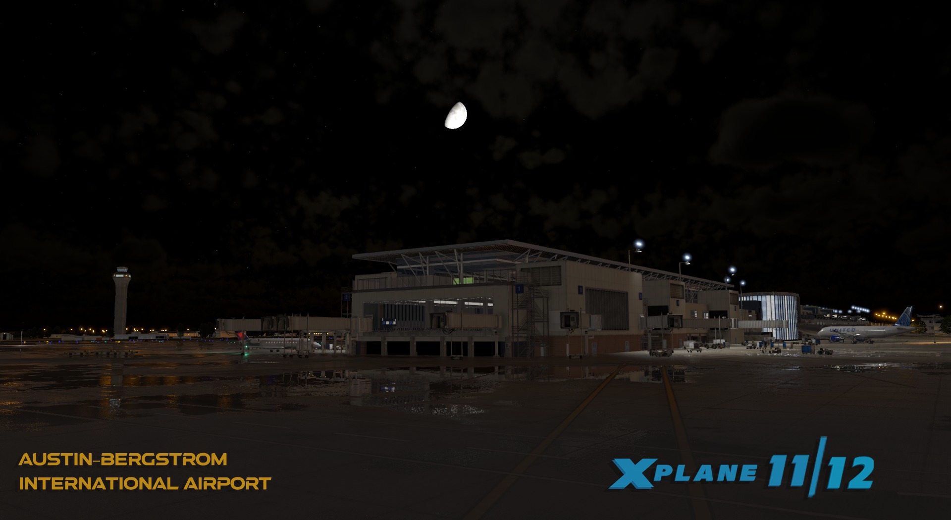 Có thể là hình ảnh về máy bay trực thăng, khí cầu nhỏ và văn bản cho biết 'AUSTIN-BERGSTROM AUSTIN INTERNATIONAL AIRPORT XPLANE XPLNE11/12 11/12'