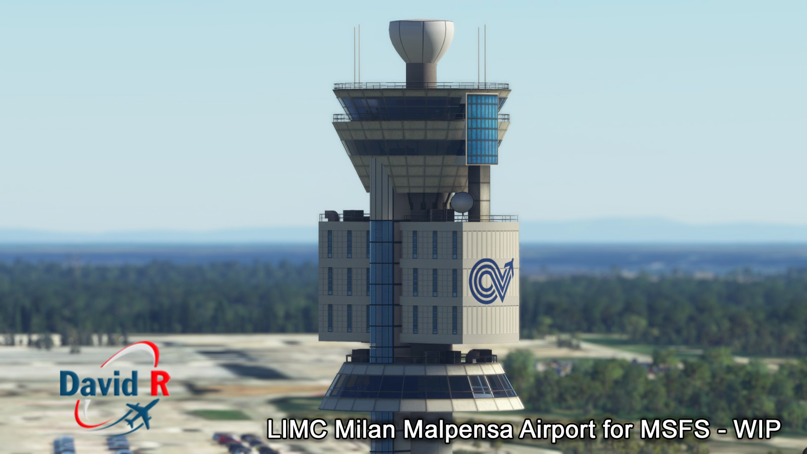 Pode ser uma imagem de aeronave e texto que diz "David R LIMC Milan Malpensa Airport for LIP MSFS"