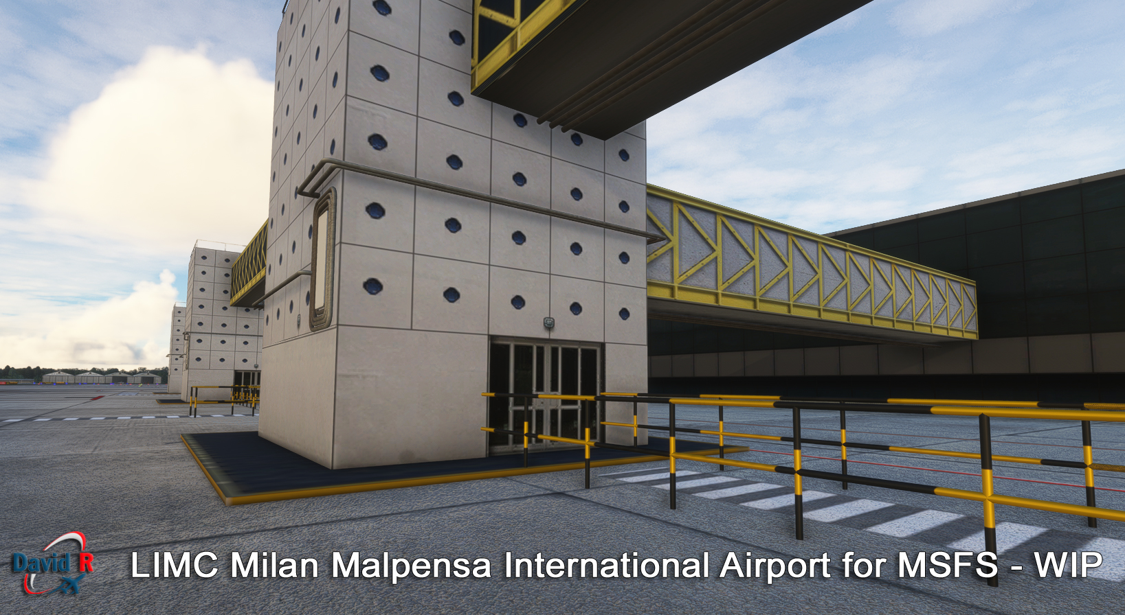 Pode ser uma imagem de texto que diz "LIMC Milan Malpensa International Airport for MSFS- WIP"