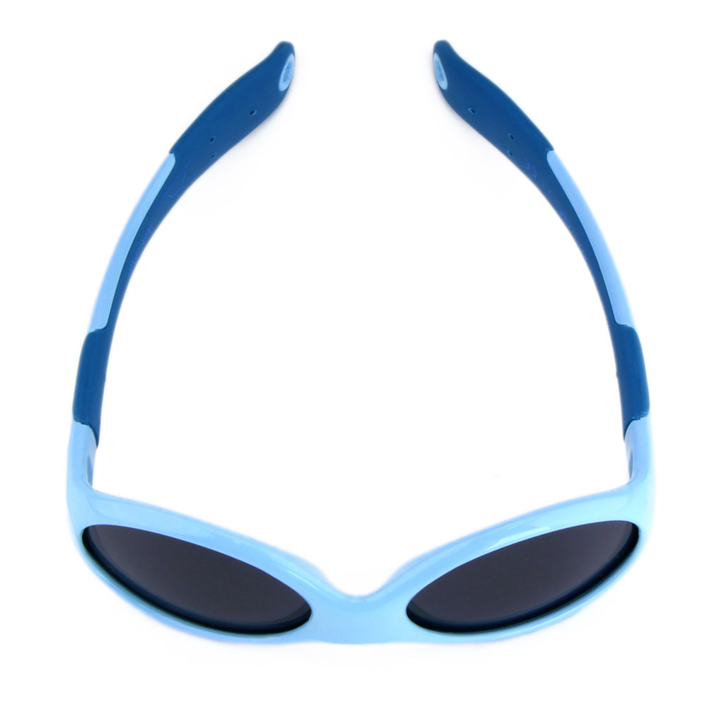 Baby Jungen Sonnenbrille blau Draufsicht von oben