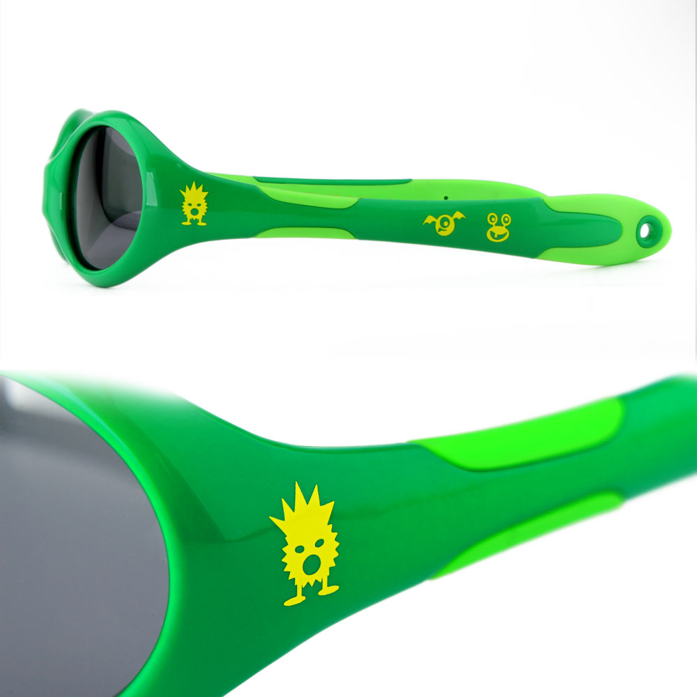 Baby Sonnenbrille 100 % UV-Schutz, Motiv Monster