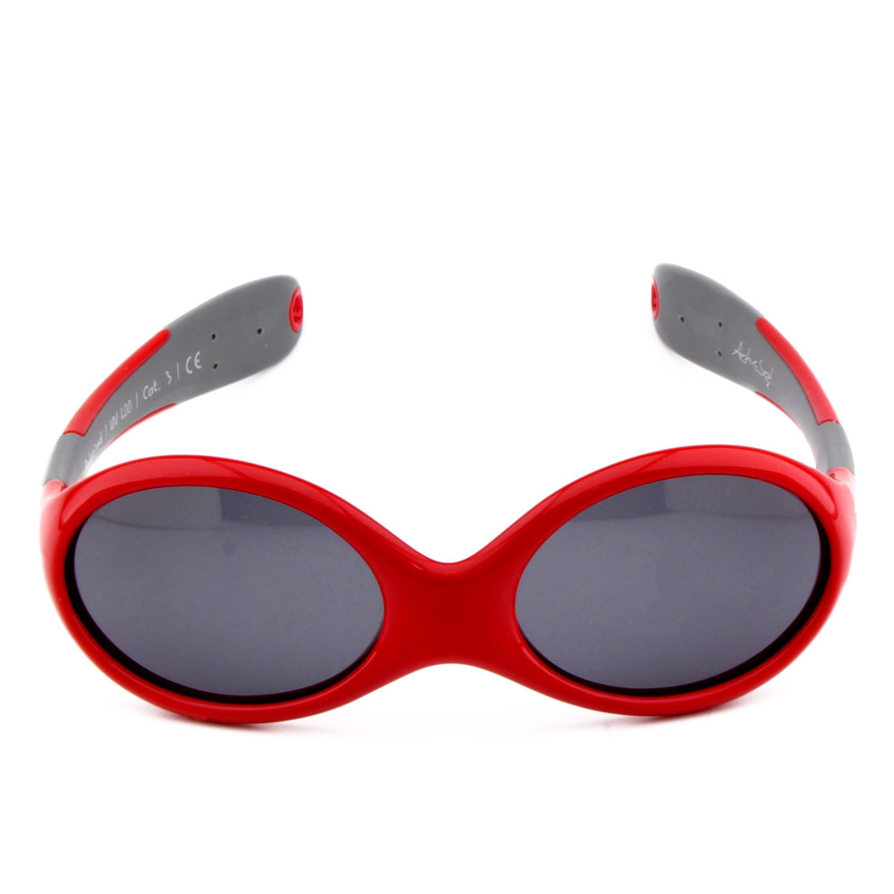 Baby Sonennbrille Jungen und Mädchen, rot, vorne