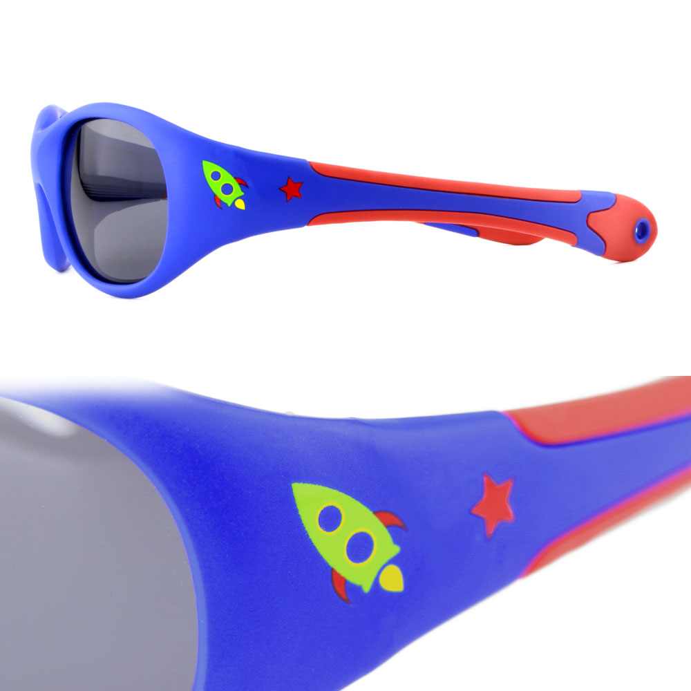 Sonnenbrille 12 -24 Monate Baby, Rakete, Detail, blau