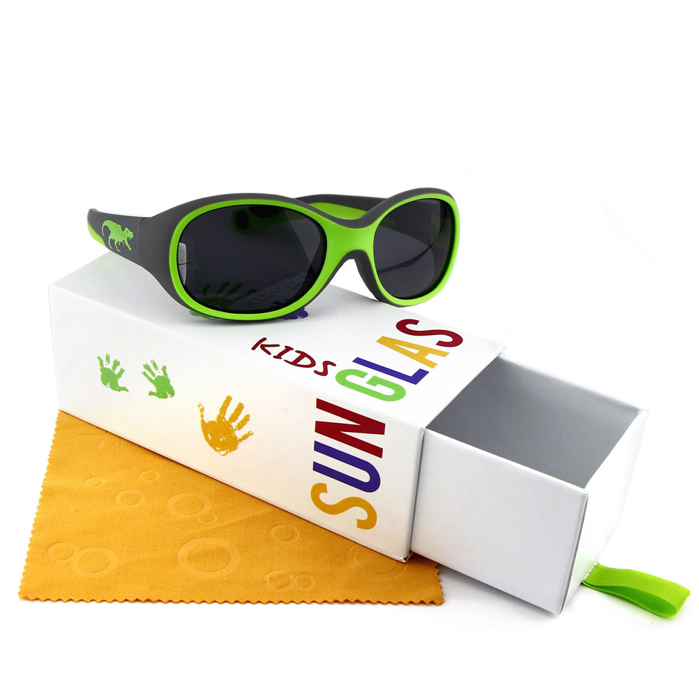 Kinder Sonnenbrille Box mit Mikrofaser-Brillenputztuch