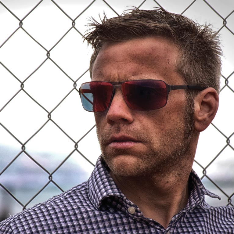 Hyperion grey mirror sunglasses men