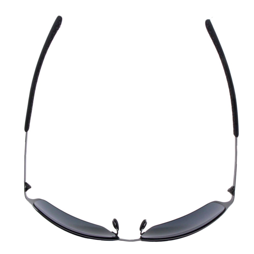 Sonnenbrille Metall-Gestell, Edelstahl matt, leicht