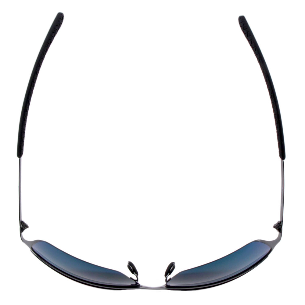 Ultra-Slim Design Sonnenbrille Herren grau Metall-Rahmen