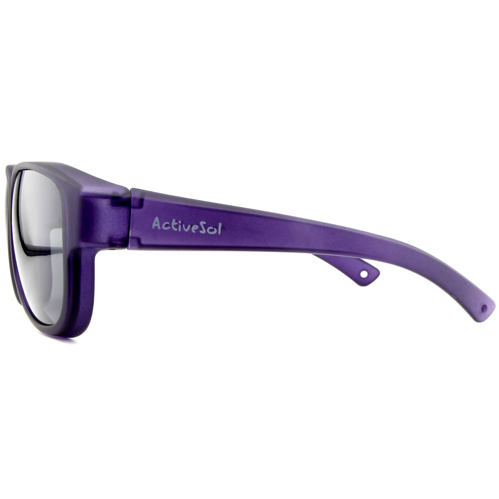 Fit-Over sunglass big lilac side view UVB-protection