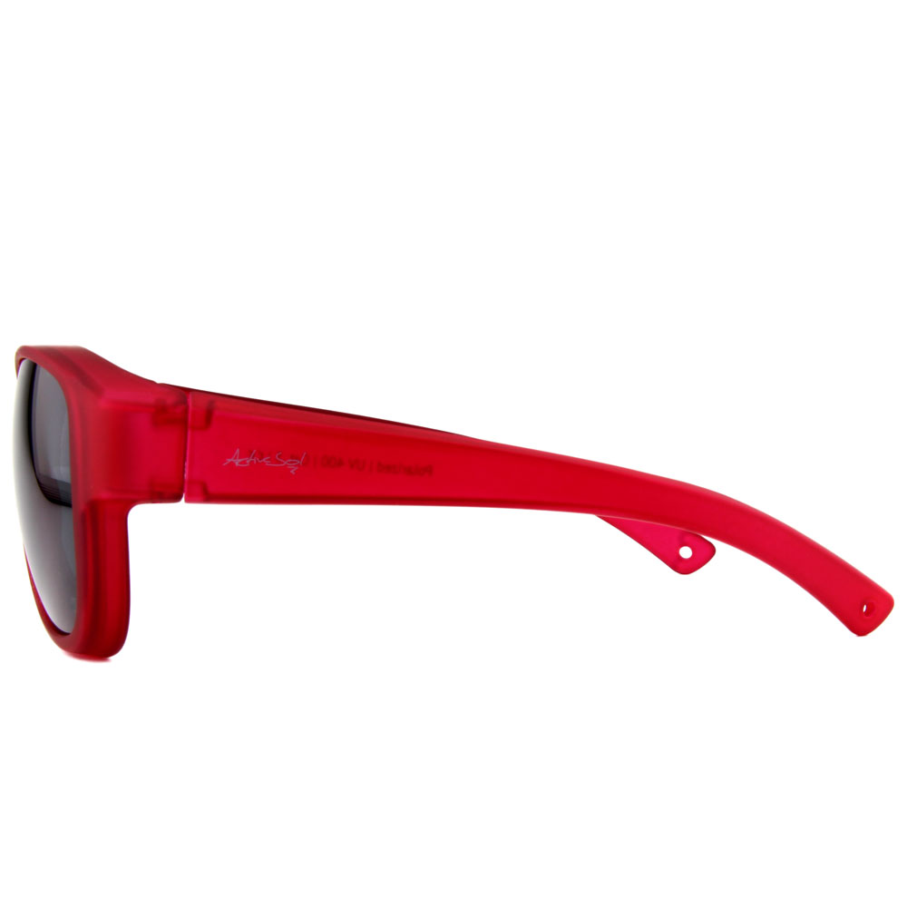 Side view fit over sunglasses car driving sun protection red