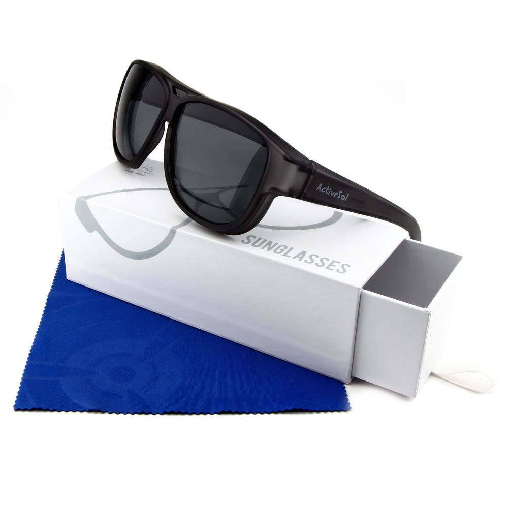 Aviator Überzieh-Sonnenbrille Box Etui Brillenputztuch