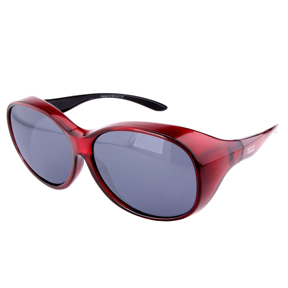 Aviator Überzieh-Sonnenbrille grau matt