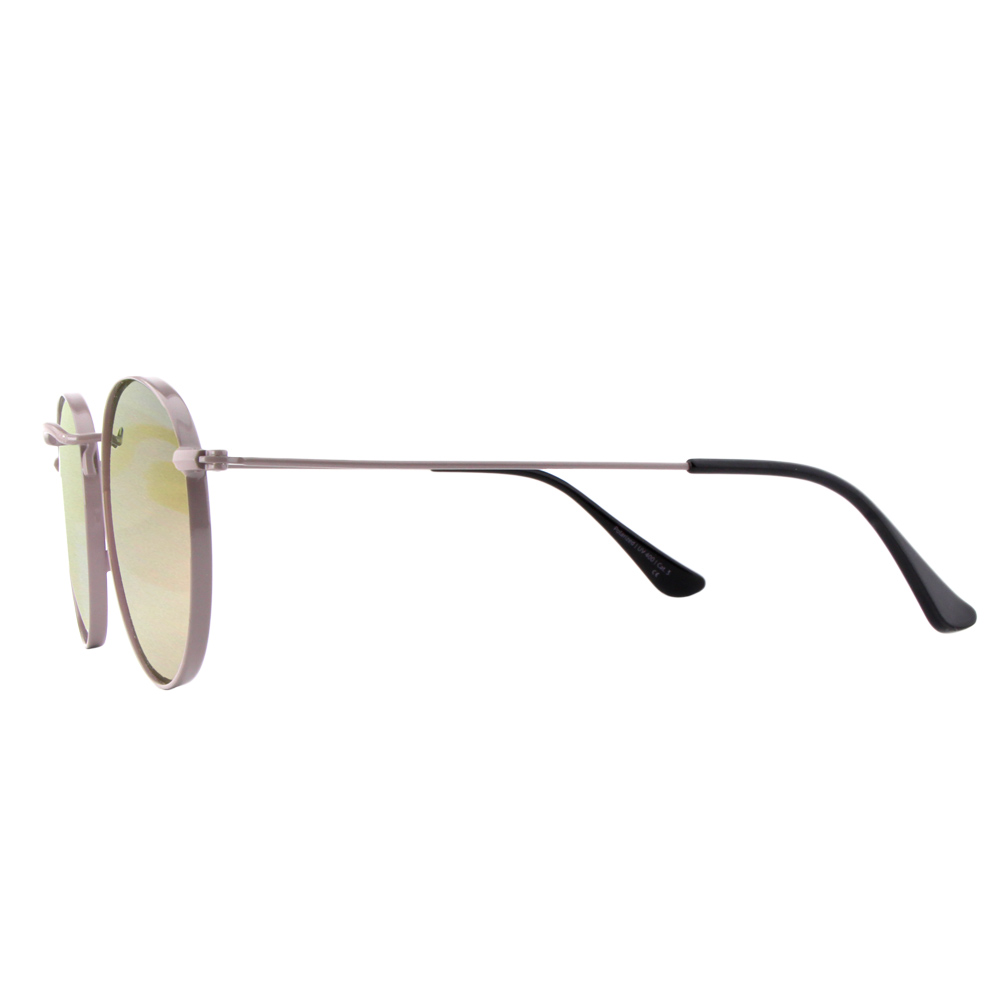 Silber Sonnenbrille Bona Dea Damen Hippie UV-Schutz Seite