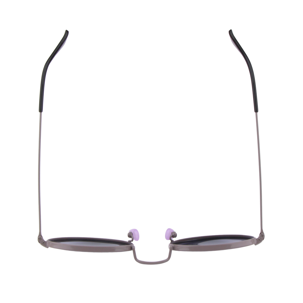 Silber Sonnenbrille Bona Dea Damen Hippie UV-Schutz oben