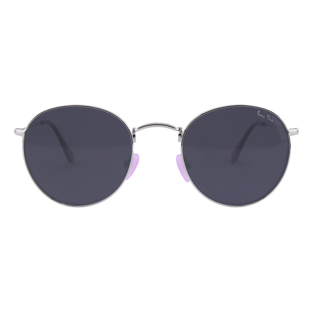 Bona Dea Sonnenbrille Frauen Shic Coole runde metall kat 3 vorne
