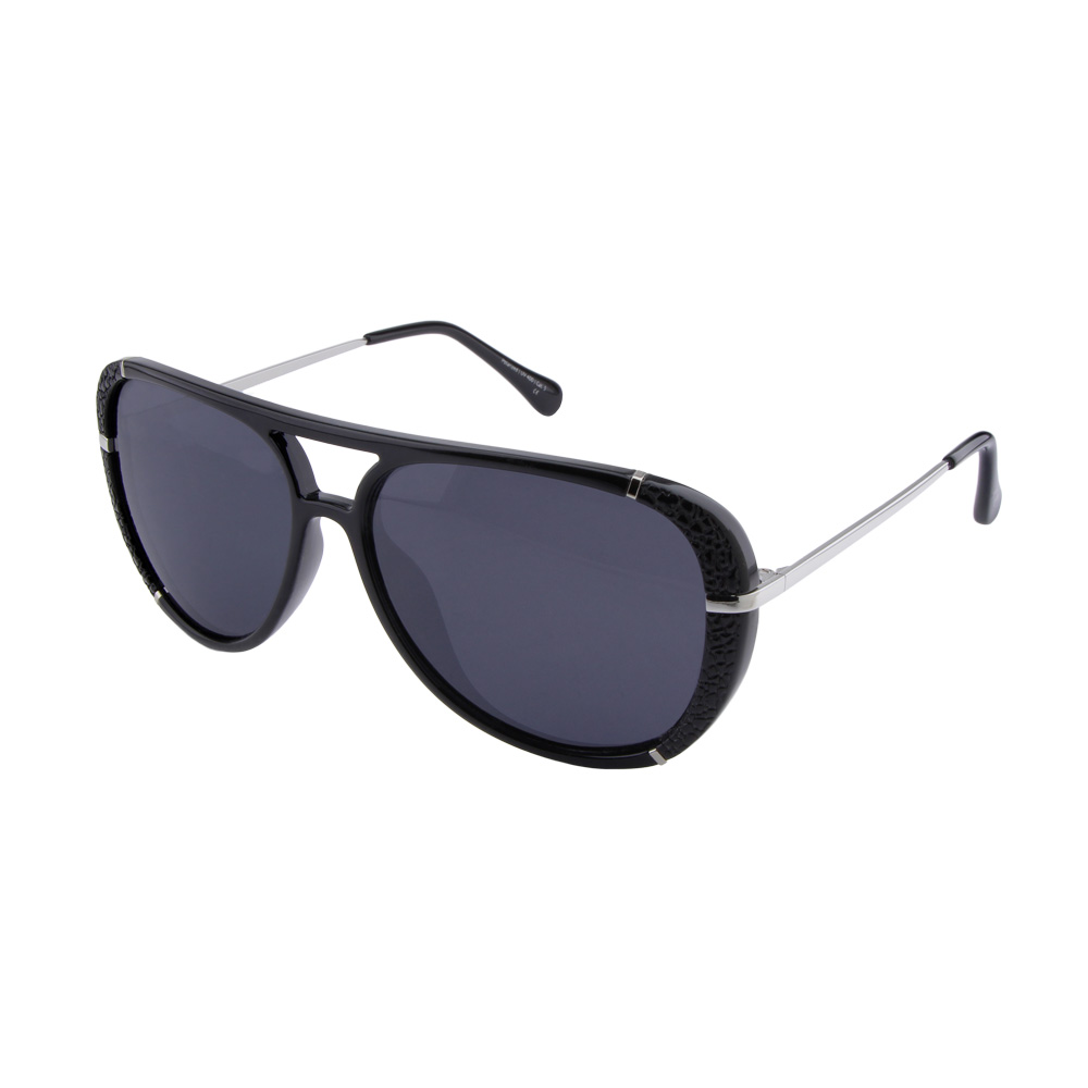 Dione Retro Sonnenbrille Chic schwarz black Metall polarisiert UV