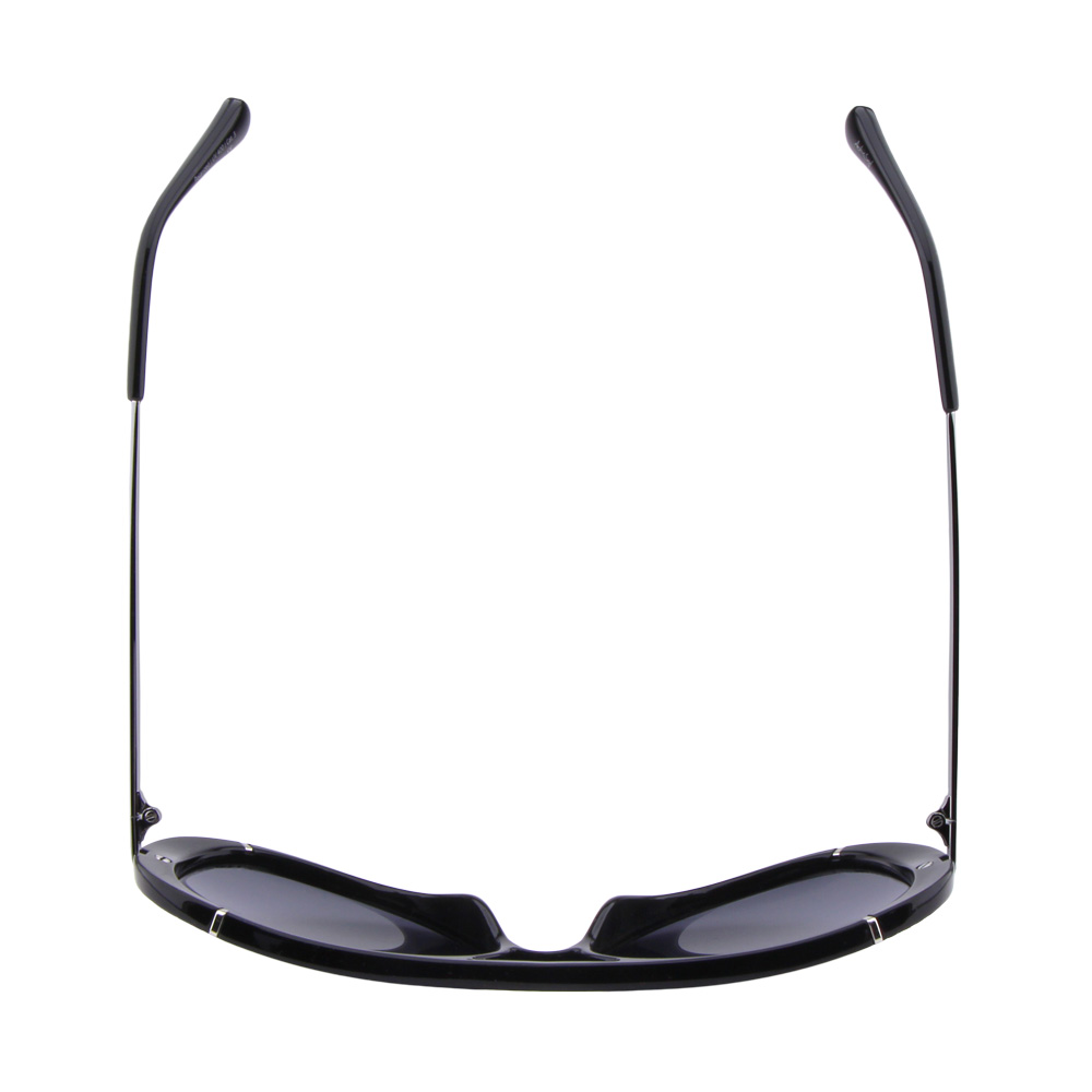 Dione Retro Sonnenbrille Chic schwarz black Metall polarisiert UV oben