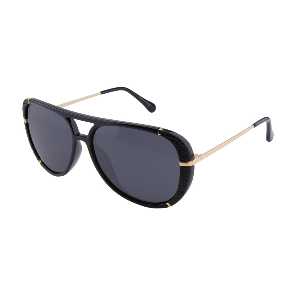Aviator Design Fit-over Sonnenbrille grau verspiegelt mirror schwarz Frauen