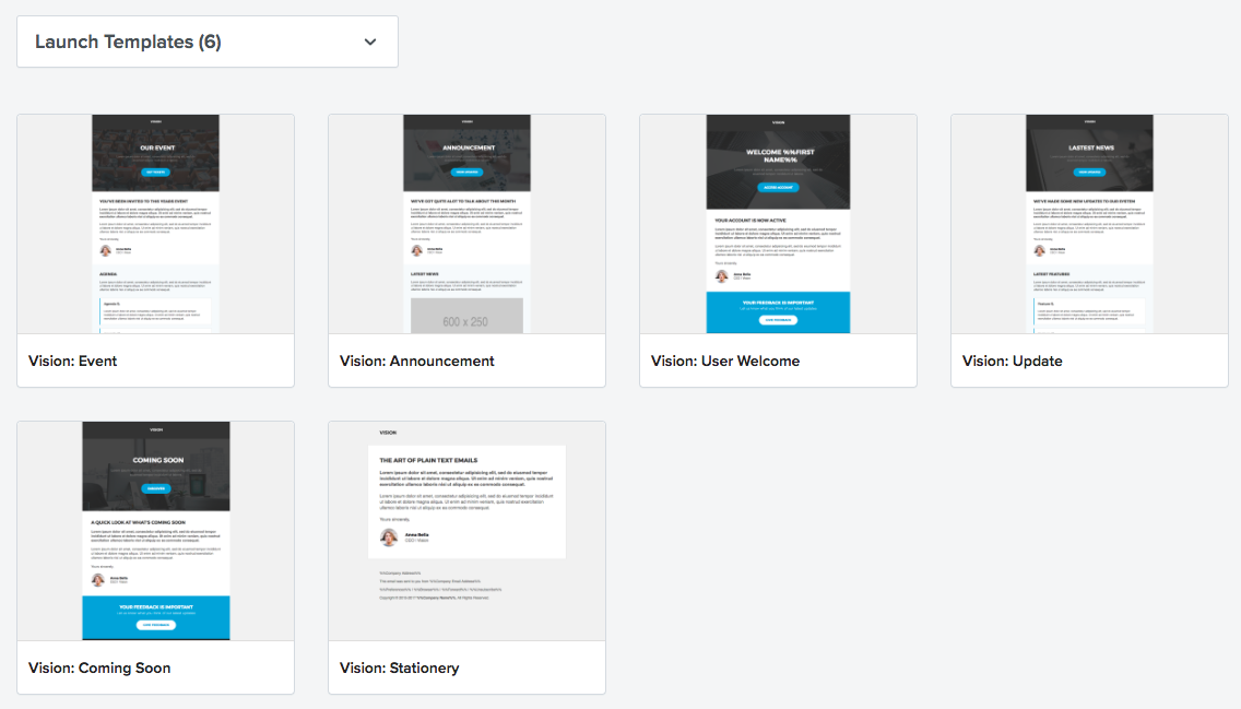 Launch Templates