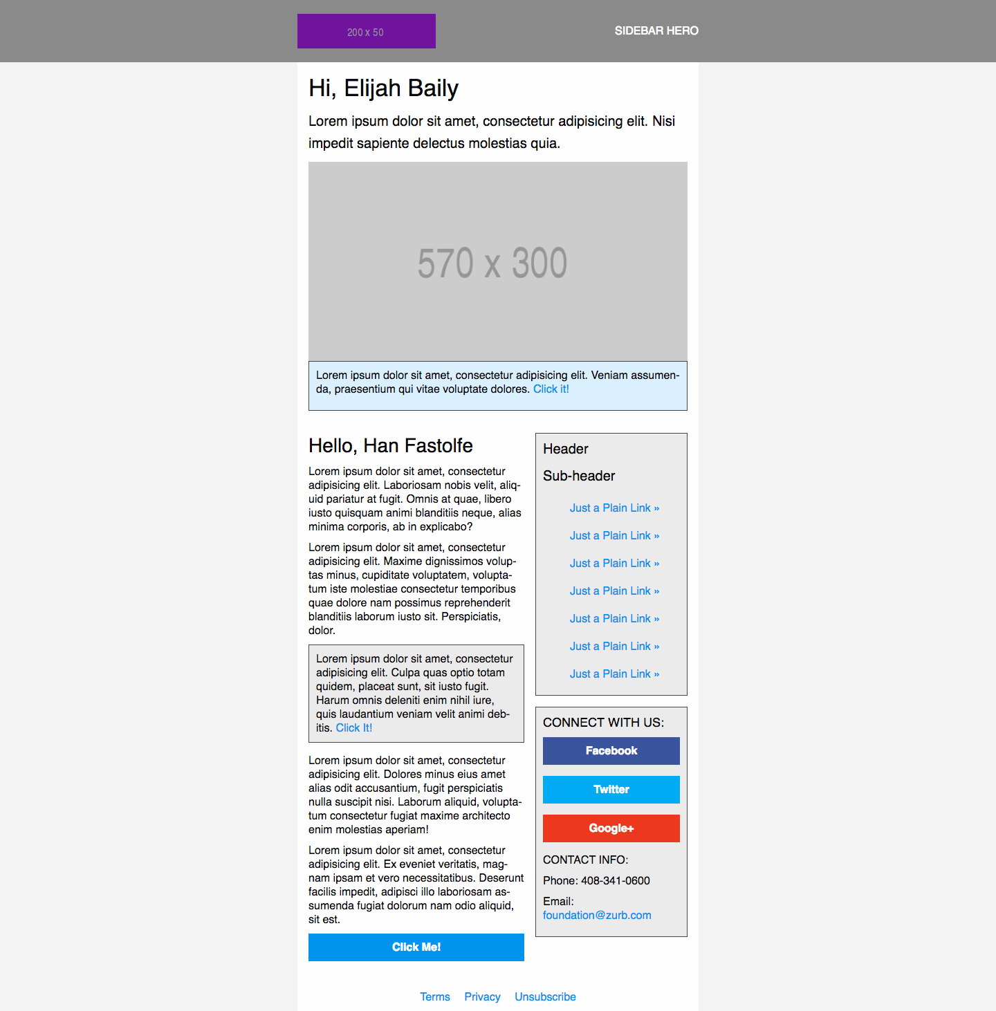 Responsive Email Template Html Code Free Download Database