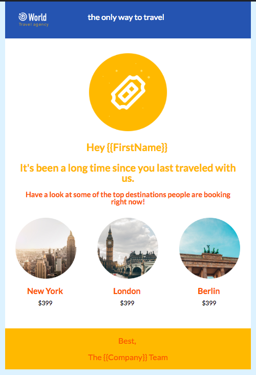 Travel Mailer