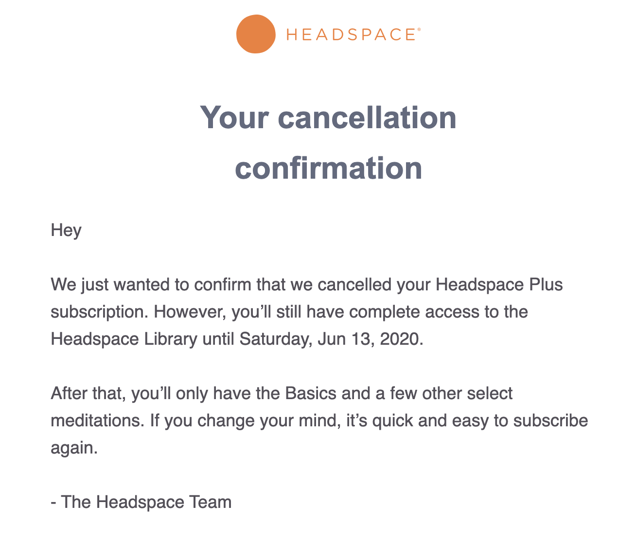 Transactional Email_Order Cancellation