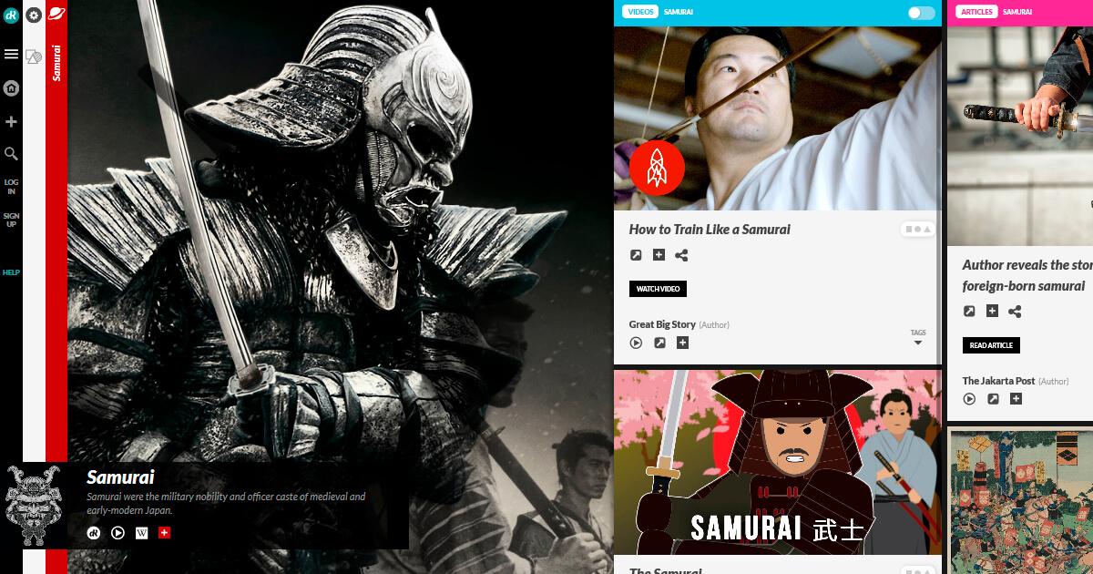 Samurai World (Curated content) - Discovereel
