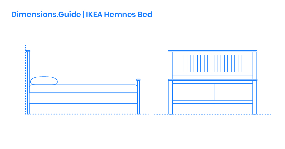 Ikea Hemnes Bed Frame Dimensions Drawings Guide